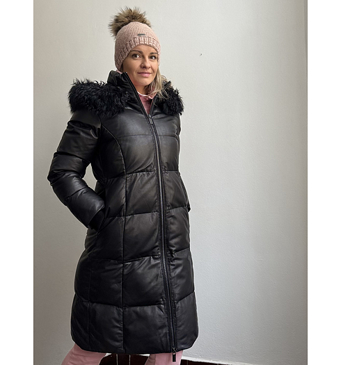 Dámský zimní kožený kabát MILESTONE MSKandia Černá - Milestone - 53109241665 99  MSKandia