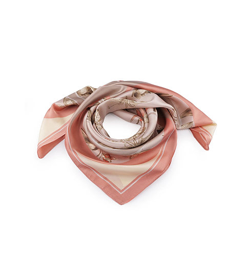 KERBO Šátek Růžová - KERBO - Šátek 0829 31 saténový 70x70