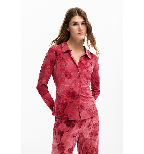 Dámská košile DESIGUAL LONDRES Červená - DESIGUAL - 26SWTK01 3024 TS LONDRES