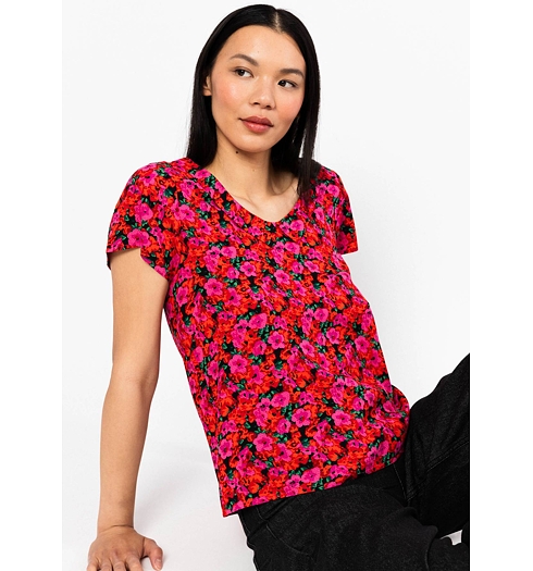 Dámské triko Blutsgeschwister Feed the Birds Červená - Blutsgeschwister - 001261-202 01999 Feed the Birds