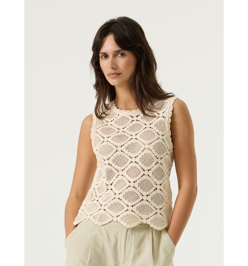 Dámská halenka GARCIA ladies singlet Béžová - GARCIA - P260223 4294 ladies singlet