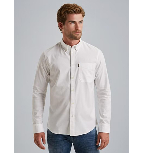 Pánská košile PME LEGEND Oxford shirt made of cotton Bílá - PME LEGEND - PSI2508206 7003 Oxford shirt made of cotton