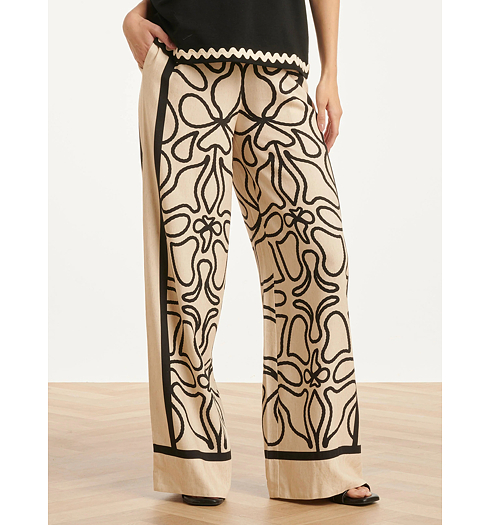 Smashed Lemon Pants Béžová - Smashed Lemon - 26390 720-999 Pants