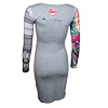 Dámské šaty DESIGUAL DIANA 2031 GRIS METAL - DESIGUAL - 18SWVKBX 2031 VEST_DIANA