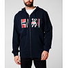 Pánská mikina HELLY HANSEN 1877 FZ HOODIE 598 NAVY