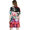Dámské šaty DESIGUAL VEST_KALAWAO 3012 PINK MARLEN - DESIGUAL - 20SWVW82 3012 VEST_KALAWAO