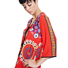 Dámská halenka DESIGUAL VEST_CRETA 3036 RED CARNATION - DESIGUAL - 20SWMW32 3036 VEST_CRETA