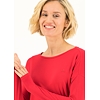 Dámské triko Blutsgeschwister Shirt 002 beloved red - Blutsgeschwister - 001203-037-002 logo flow slow long