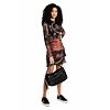 Dámské šaty DESIGUAL BERLIN 7003 JAFFA ORANGE - DESIGUAL - 21WWVK65 7003 VEST_BERLIN