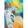 Dámská šála DESIGUAL MET BUFANDA 4011 VERDE OSCURO - DESIGUAL - 21WAIA23 4011 SCARF_MET BUFANDA