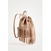 Dámský batůžek DESIGUAL CROCHET LEATHER JAGUAR 6062 BEIGE ROTO - DESIGUAL - 22SAKL01 6062 BACK_CROCHET LEATHER JAGUA