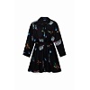 Dámské šaty DESIGUAL DRESDE 2000 BLACK - DESIGUAL - 23SWVW72 2000 VEST DRESDE