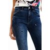 Dámské jeans DESIGUAL MICKEY 5053 BLUE - DESIGUAL - 23SWDD63 5053 DENIM MICKEY