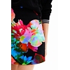 Dámská sukně DESIGUAL TULIP 2000 BLACK - DESIGUAL - 23SWFW09 2000 FAL TULIP