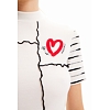 Dámské triko DESIGUAL PATCH - DESIGUAL - 23SWTKBV 1001 TS PATCH