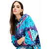Dámská mikina DESIGUAL EDIMBURGO-LACROIX 5013 BLUE - DESIGUAL - 23SWSK34 5013 SWEAT EDIMBURGO-LACROIX