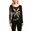 Dámské triko DESIGUAL TS_ELENA 2067 CARBONCILLO - DESIGUAL - 48T2585 2067 TS_ELENA