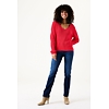 Dámský svetr GARCIA ladies pullover 6333 deep pink - GARCIA - Z0008 6333 ladies pullover