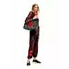 Dámská kabelka DESIGUAL LETTERING CORK 2000 BLACK - DESIGUAL - 23WAXA48 2000 BOLS LETTERING CORK