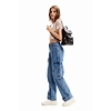 Dámský batůžek DESIGUAL FLOR YVETTE NERANO MINI 2000 BLACK - DESIGUAL - 23WAKP09 2000 BACK FLOR YVETTE NERANO MI