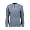 Pánský svetr RAGMAN Mock neck zipper 179  BLAU-MOUL