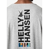 Pánské triko HELLY HANSEN 34222 949 SHORELINE T-SHIRT 2.0 949 GREY MELANGE - Helly Hansen - 34222 949 SHORELINE T-SHIRT 2.0