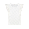 Dámská halenka GARCIA Q40010 53 ladies T-shirt ss 53 off white - GARCIA - Q40010 53 ladies T-shirt ss