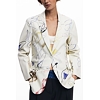 Dámské sako DESIGUAL 25WWEW21 1001 BLAZER ARTY 1001 WHITE - DESIGUAL - 25WWEW21 1001 BLAZER ARTY