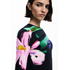 Dámské triko DESIGUAL 25WWTK32 2000 TS LENA 2000 BLACK - DESIGUAL - 25WWTK32 2000 TS LENA