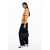Dámská kabelka DESIGUAL 25WAXP70 6009 BAG HALF LOGO TROKEL CHOCO 6009 BROWN - DESIGUAL - 25WAXP70 6009 BAG HALF LOGO TROKEL CHOCO