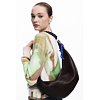 Dámská kabelka DESIGUAL 25WAXPAX 6009 BAG HALF LOGO ZANTE CHOCO 6009 BROWN - DESIGUAL - 25WAXPAX 6009 BAG HALF LOGO ZANTE CHOCO