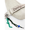 Dámská kabelka DESIGUAL 25WAXPB3 6006 BAG HALF LOGO ZANTE PIEDRA 6006 BROWN - DESIGUAL - 25WAXPB3 6006 BAG HALF LOGO ZANTE PIEDRA