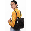 Dámský batůžek DESIGUAL 25WAKP16 6009 BACK STENCIL FLOCADO JERSEY 2.0 MINI 6009 BROWN - DESIGUAL - 25WAKP16 6009 BACK STENCIL FLOCADO JERSEY 2.0 MINI