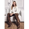Dámská mikina HAJO D Sweatshirt platzierte Aus- Bílá - HAJO - 10679 278 D Sweatshirt platzierte Aus