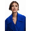 Dámský fashion kabát DESIGUAL SHORTCOLOR Modrá - DESIGUAL - 25WWEW11 5036 COAT SHORTCOLOR
