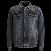 Pánská jeans bunda PME LEGEND Denim jacket with badges Modrá - PME LEGEND - PDJ2508715 DCV Denim jacket with badges