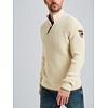 Pánský svetr PME LEGEND Pullover with half-zipper Béžová