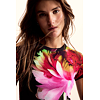 Dámské triko DESIGUAL MULTIFLOWERS Multicolor - DESIGUAL - 26SWTK49 9019 TS MULTIFLOWERS LACROIX