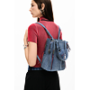 Dámský batůžek DESIGUAL TORIO DENIM SUMY MINI SOFT Modrá - DESIGUAL - 26SAKD08 5005 BACK TORIO DENIM SUMY MINI SOFT