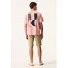 Pánské triko GARCIA mens T-shirt ss Růžová - GARCIA - P261201 8268 mens T-shirt ss