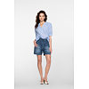 Dámská halenka Geisha Blouse chamb Modrá - Geisha - 63055-14 600 Blouse chamb s/sl