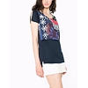 Dámské triko DESIGUAL TS_SEX 5000 NAVY - DESIGUAL - 61T26F1 5000 TS_SEX