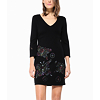 Dámské šaty DESIGUAL DOMINIQUE 2000 NEGRO - DESIGUAL - 17WWVK44 2000 VEST_DOMINIQUE