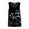 Dámské triko DESIGUAL GINGER 2000 NEGRO - DESIGUAL - 18SWTKB9 2000 TS_GINGER