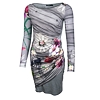 Dámské šaty DESIGUAL DIANA 2031 GRIS METAL - DESIGUAL - 18SWVKBX 2031 VEST_DIANA