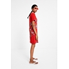 Dámské šaty DESIGUAL DAMIS 3036 ROJO CLAVEL - DESIGUAL - 19WWVW86 3036 VEST_DAMIS