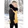 Dámská bunda MARLENE ML PATRIKA černá-žlutá - Marlene - ML PATRIKA black-yellow liška