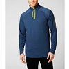 Pánské funkční triko HELLY HANSEN HP 1/2 ZIP PULLOVER 603 NORTH SEA BLUE