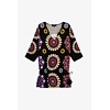 Dámská halenka DESIGUAL TOP_MANLY 2000 BLACK - DESIGUAL - 20SWMW08 2000 TOP_MANLY