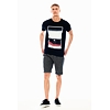 Pánské triko GARCIA mens T-shirt ss 292 dark moon - GARCIA - P01202 292 mens T-shirt ss